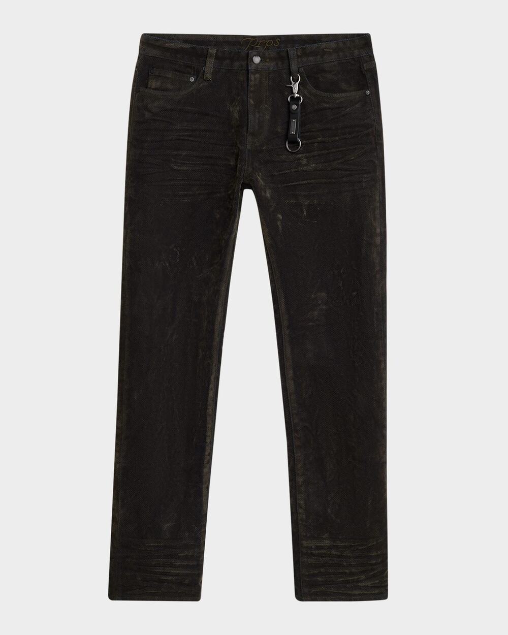 PRPS Demon Palladium Slim-Straight Denim Jeans Dark Brown 30